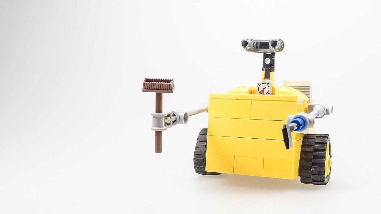 Roboter aus Lego-Steinen