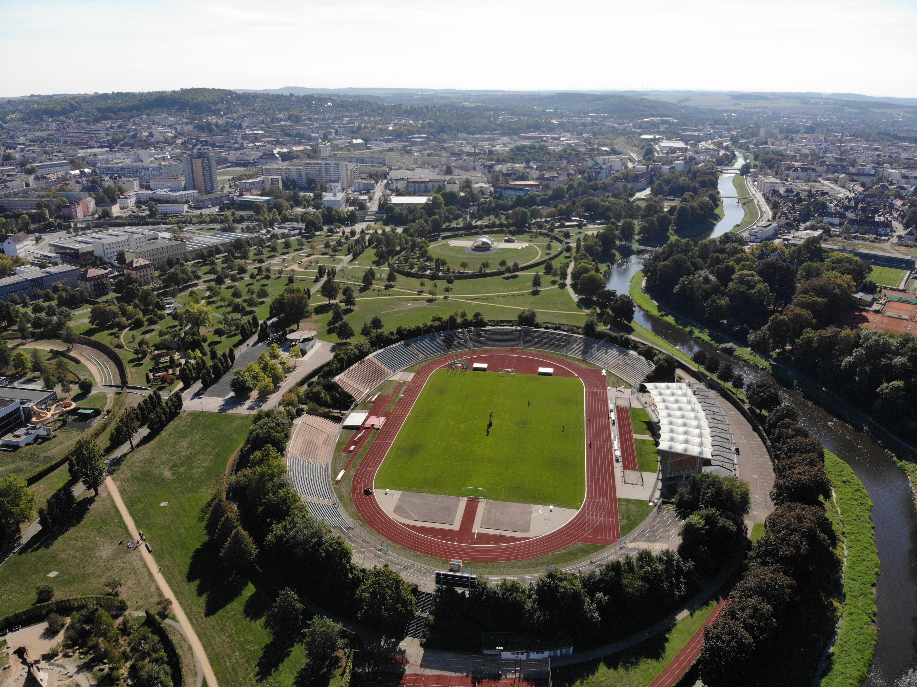 Stadion im Hofwiesenpark. © Tim Christensen