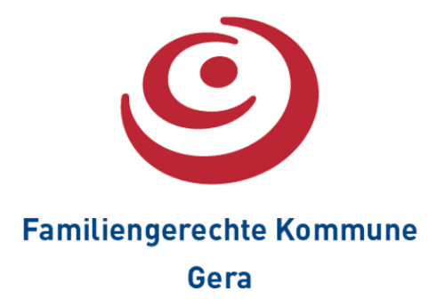 Logo der Familiengerechten Kommune Gera