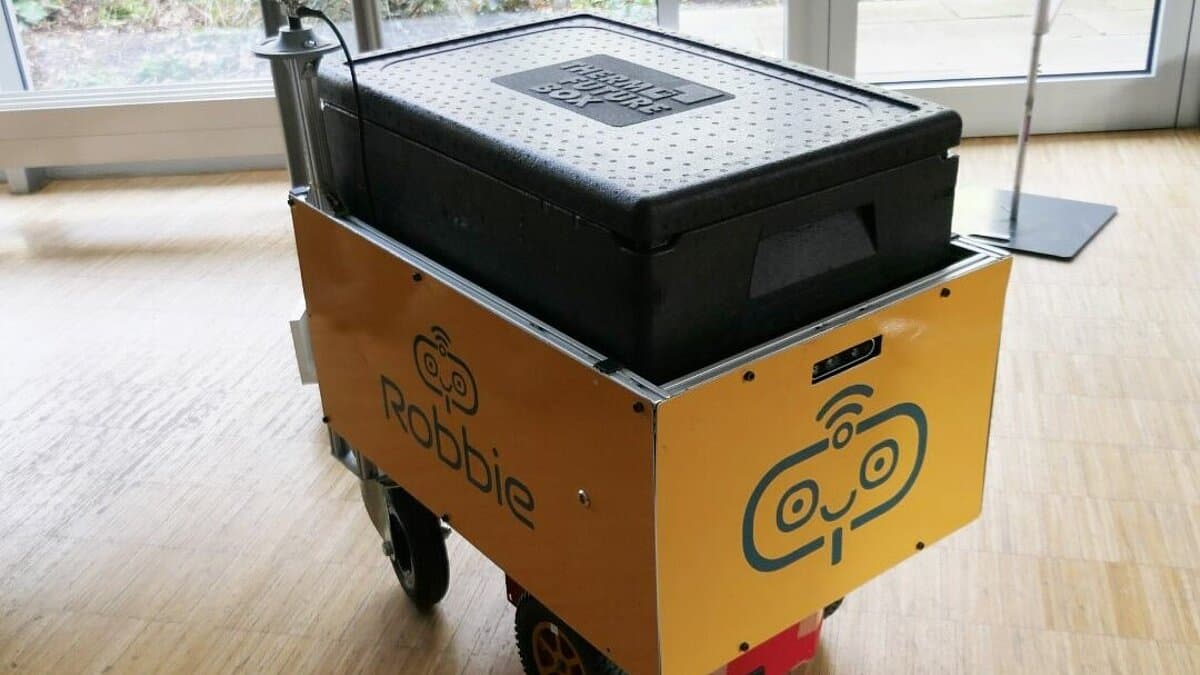 Abbildung des Lieferroboters. © Stadt Gera/ Frances Schlesier