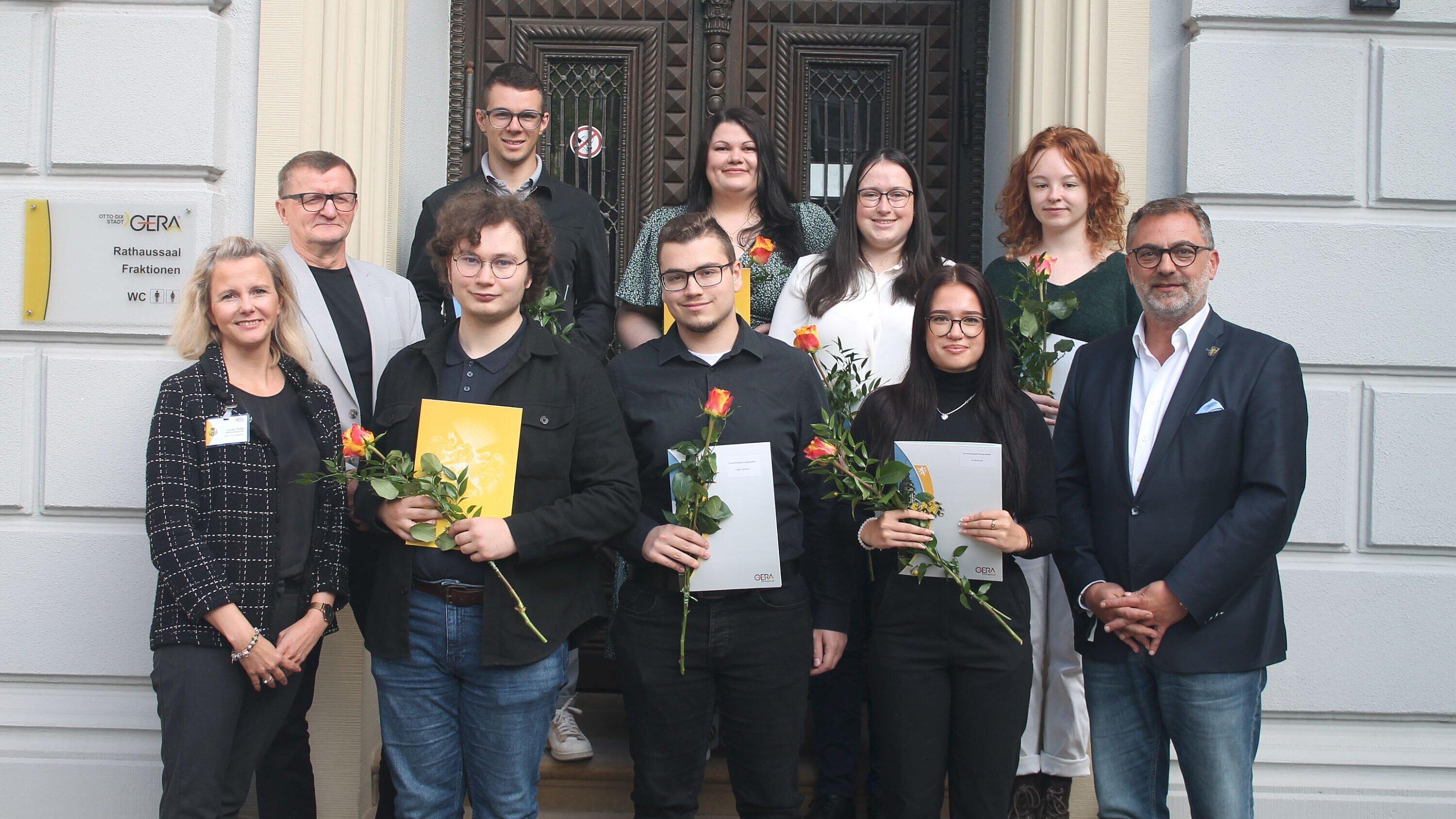 Absolventen des Jahres 2023. © Stadt Gera