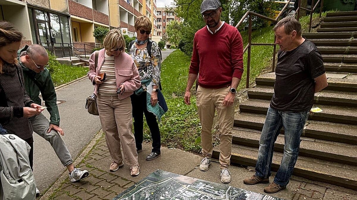 Smilies bewerten positive und negative Orte in Bieblach. © Stadt Gera