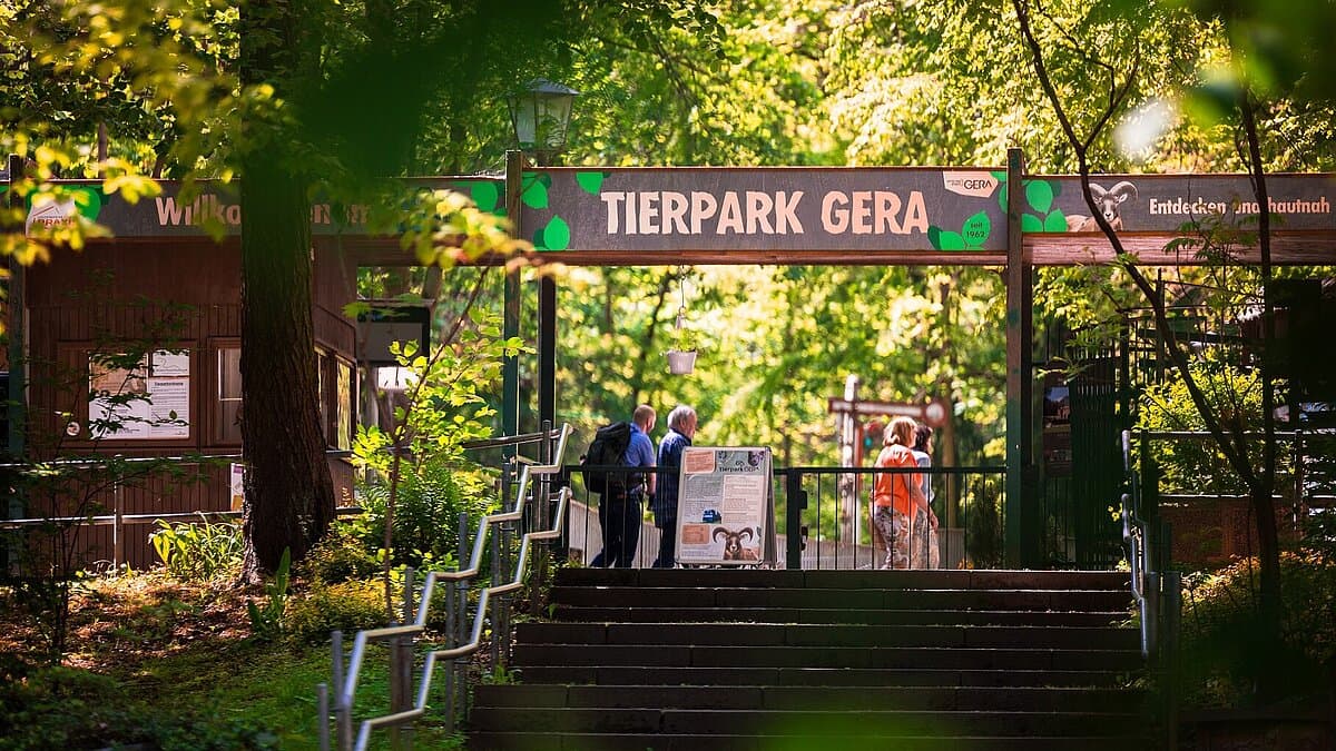 Eingang Tierpark Gera. © bw.pictures/Stadt Gera