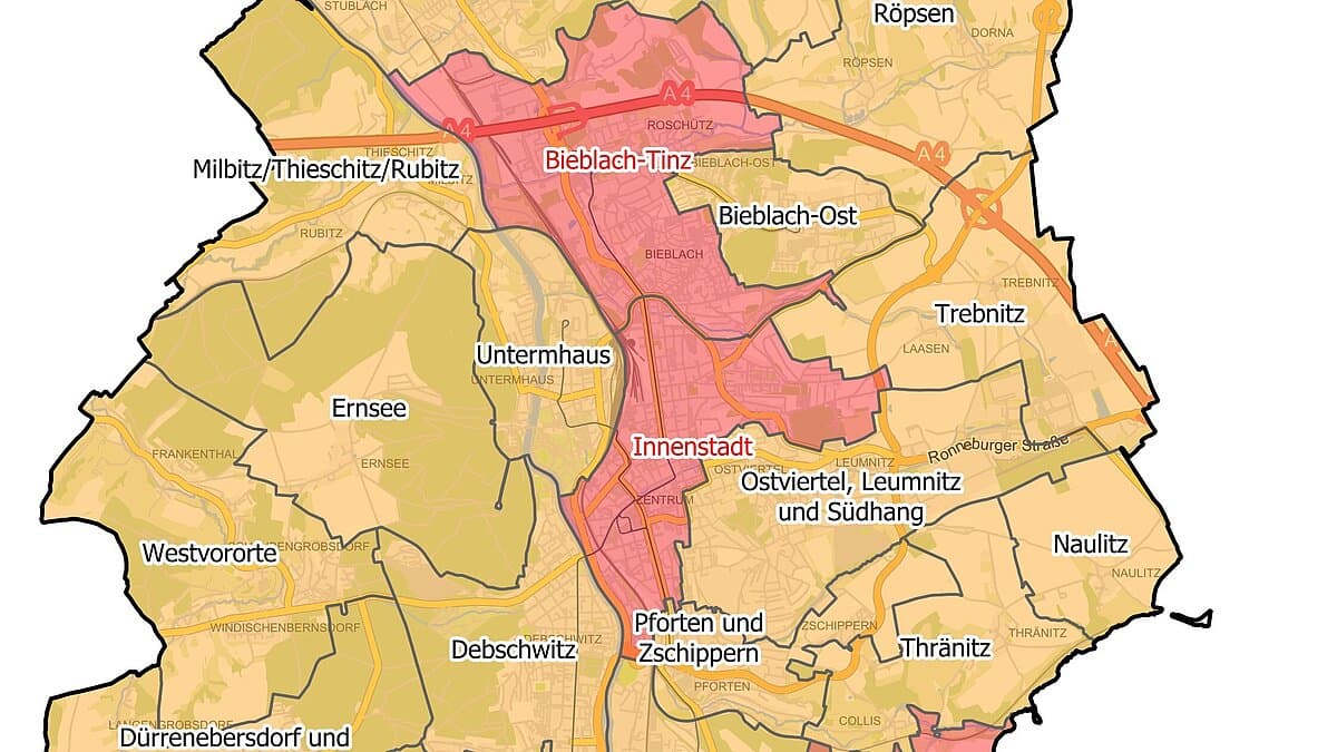 . © Stadtverwaltung Gera - GIS